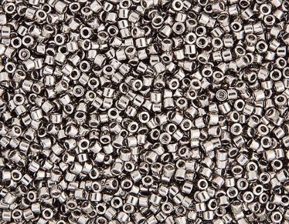 Picture of Miyuki Delica Size 11 Seed Beads, Steel