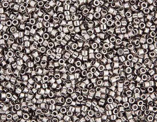 Picture of Miyuki Delica Size 11 Seed Beads, Steel