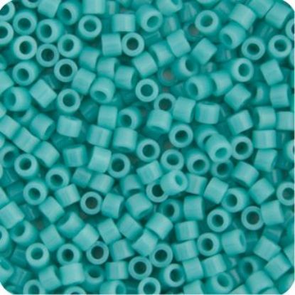 Picture of Miyuki Delica Size 11 Seed Beads, Opaque Turquoise Green