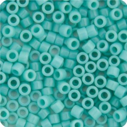 Picture of Miyuki Delica Size 11 Seed Beads, Opaque Turquoise Sea Opal