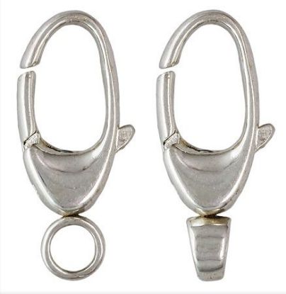 Picture of Sterling Silver Oval Swivel Clasp 6mm x 13.5mm