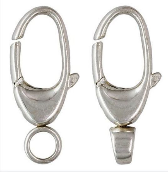Picture of Sterling Silver Oval Swivel Clasp 6mm x 13.5mm