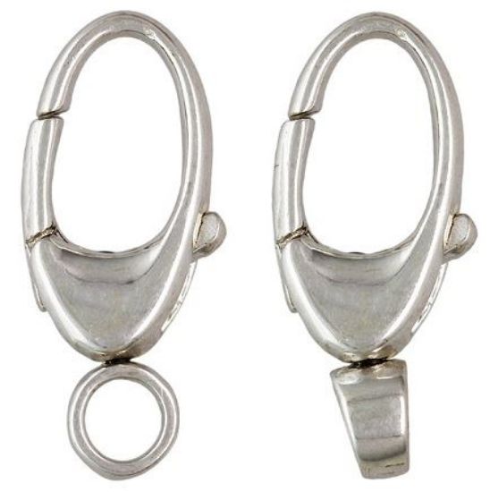 Picture of Sterling Silver Oval Swivel Clasp 7mm x 15.5mm