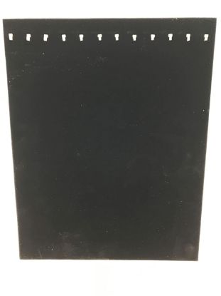 Picture of Black Velvet Chain Pad Display with Easel, 12 Hooks, 12" W x 15" H, Sold individually, Imported
