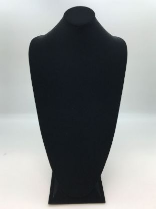 Picture of Black Velvet Silhouette Style Necklace Display,  11" L x 8-7/8" W x 22" H, Sold individually, Imported