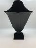 Picture of Black Velvet Silhouette Style Necklace Display,  11" L x 8-7/8" W x 22" H, Sold individually, Imported