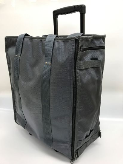 Picture of Grey Collapsible Rolling Case with Handle