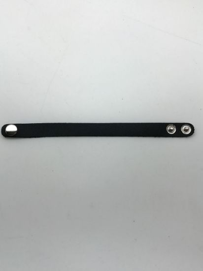 Picture of Black 15mm Cuff with 2 snaps, 8"