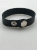 Picture of Black 15mm Cuff with 2 snaps, 8"