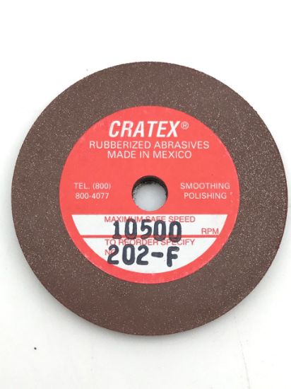 Picture of Cratex&reg; Rubberized Abrasive Wheel, 2 Inch, 1/8 Inch Thickness, Fine