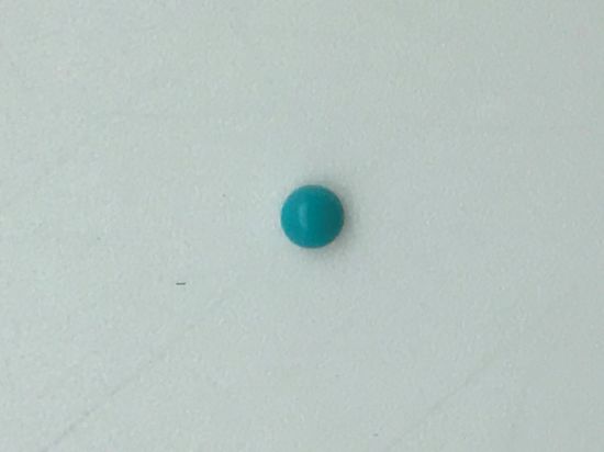 Picture of Block/Imitation Turquoise Round Green Cab 8mm