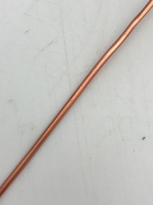 Picture of Half Round Wire Copper 12 Gauge/.081 Inch base 20 Ft.