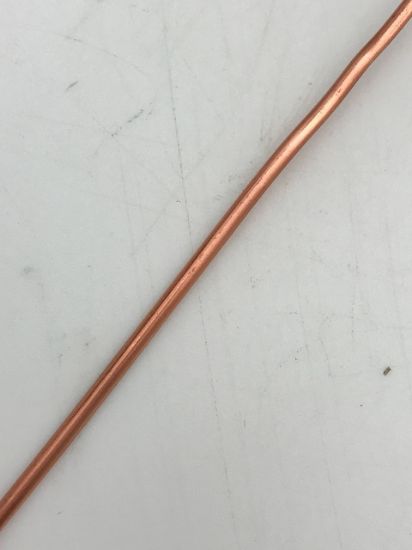 Picture of Half Round Wire Copper 12 Gauge/.081 Inch base 20 Ft.