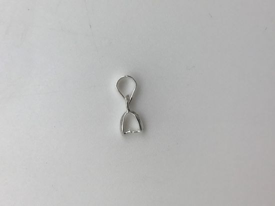 Picture of Silver Plated Pinch Bail 3x13mm<br />10 Bail