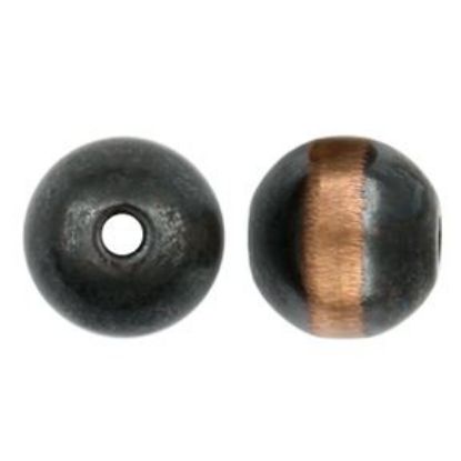 Picture of Copper Navajo Pearl Style by JCK, 12mm Seamless Bead, 10 per pkg