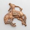 Picture of Red Bronze Bronco Rider Rodeo Cast, 22x43mm