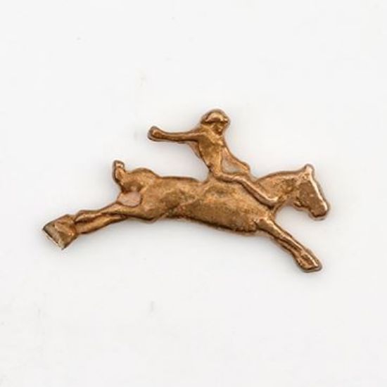 Picture of Red Bronze Bronco Rider Rodeo Cast, 8x17mm. 