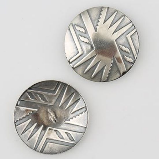 Picture of Sterling Silver Star 20ga Concho with Loop, 25mm