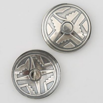 Picture of Sterling Silver Navajo 20ga Concho with Loop, 25mm