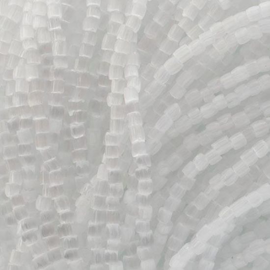 Picture of 3-Cut Size 9/0, Preciosa Czech Seed Bead, Opaque Satin, Sold by the Hank