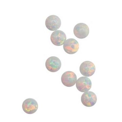 Picture of Imitation Opal, Round Cabochon, 3mm