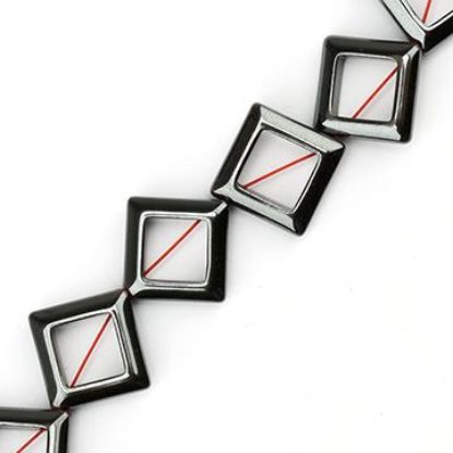 Picture of Hematine Diamond 14mm 16" Strand