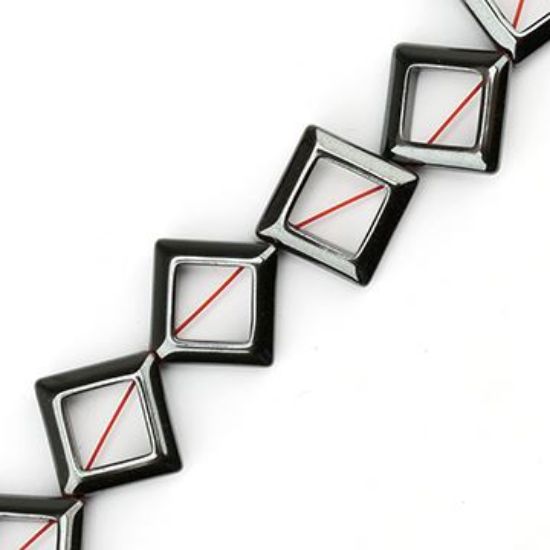 Picture of Hematine Diamond 14mm 16" Strand