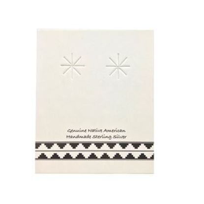 Picture of Grey Earring Card with Black Design, 1-5/8" x 2", Sold per pkg of 100