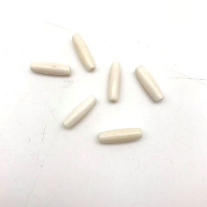 Picture of Real Bone Hair Pipe Tubes 1"<br />10 Tubes