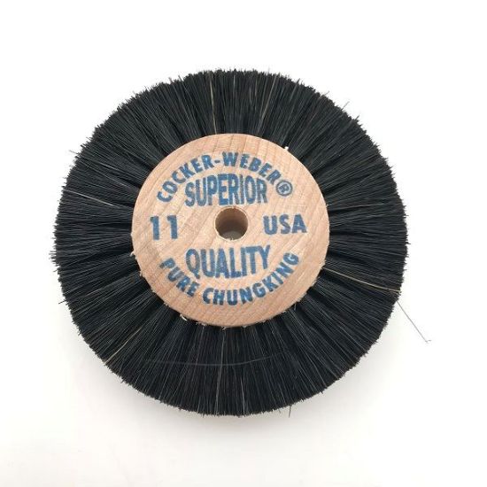 Picture of Cocker Weber Wood Center Brush 3 Row x 3 Inch