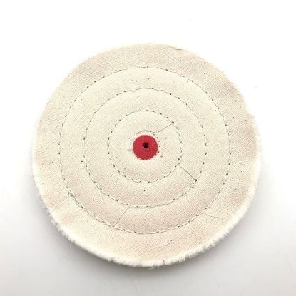 Picture of White Muslin Buffing Wheel 6 Inch
