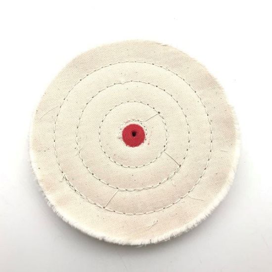 Picture of White Muslin Buffing Wheel 6 Inch