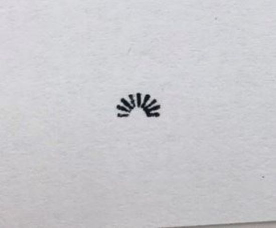 Picture of Steel Stamp, #5 Sunburst, 1/4"