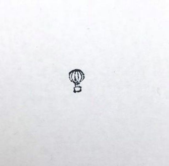 Picture of 1/4" Stamp A39 Hot Air Balloon
