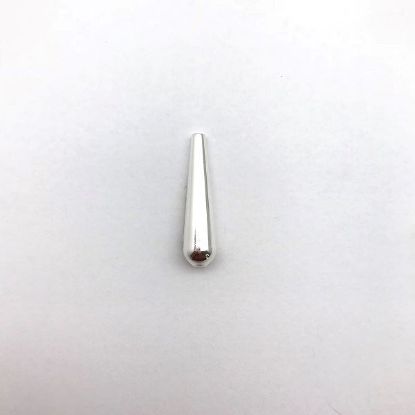 Picture of Sterling Silver Plain Drop Bead, 7.5x31mm