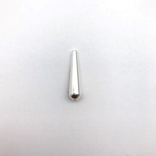 Picture of Sterling Silver Plain Drop Bead, 7.5x31mm