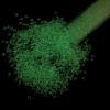 Picture of Size 11 Japanese Seed Beads, Green Crystal/Bright Green Glow in the Dark (#2710), Approximately 25 Grams