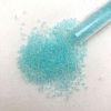 Picture of Size 11 Japanese Seed Beads, Baby Blue/Bright Green Glow in the Dark (#2723), Approximately 25 Grams