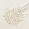 Picture of Size 11 Japanese Seed Beads, Slilver Lined Crystal/Green Splash Glow in the Dark (#2700S), Approximately 25 Grams