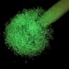 Picture of Size 8 Japanese Seed Beads, Crystal/Green Splash Glow in the Dark (#2700), Approximately 25 Grams