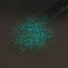 Picture of Size 8 Japanese Seed Beads, Silver Linned Crystal/Green Splash Glow in the Dark (#2700S), Approximately 25 Grams