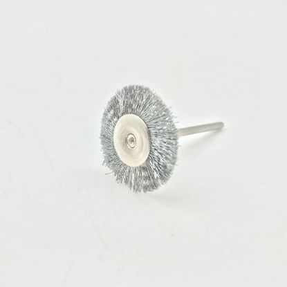 Picture of Steel Wire Brush 1" Diameter, with 3/32" Mandrel