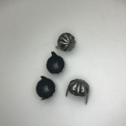 Picture of Silver Plated Oxidized Concho Spot, 12.7mm<br />10pc Pkg