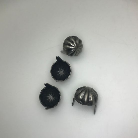 Picture of Silver Plated Oxidized Concho Spot, 12.7mm<br />10pc Pkg
