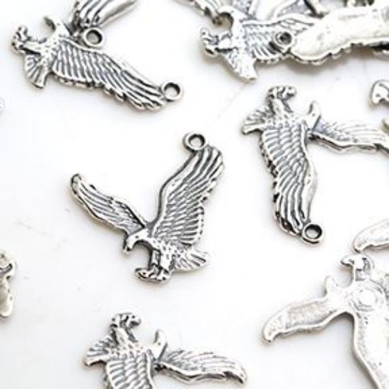 Picture of Sterling Silver Flying Eagle 16x18mm 