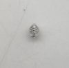 Picture of Sterling Silver Corrugated Rondelle Bead, 4.2x6.2mm