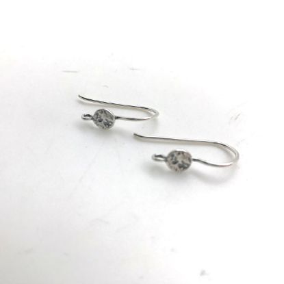 Picture of Sterling Silver Circle Ear Wire with Loop, 0.030"
