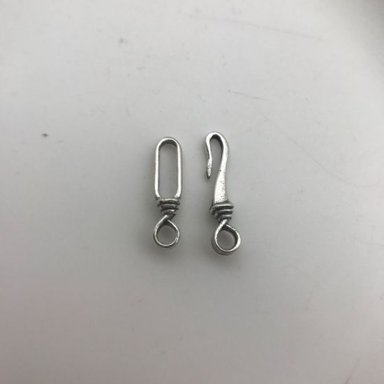 Picture of Sterling Silver Medium Hook And Eye Wrapped