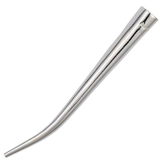 Picture of Sterling Silver Curved Long Cone, 3" x 8mm Base