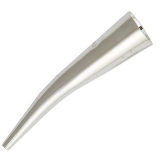Picture of Sterling Silver Curved Long Cone, 1-1/2" x 8mm Base